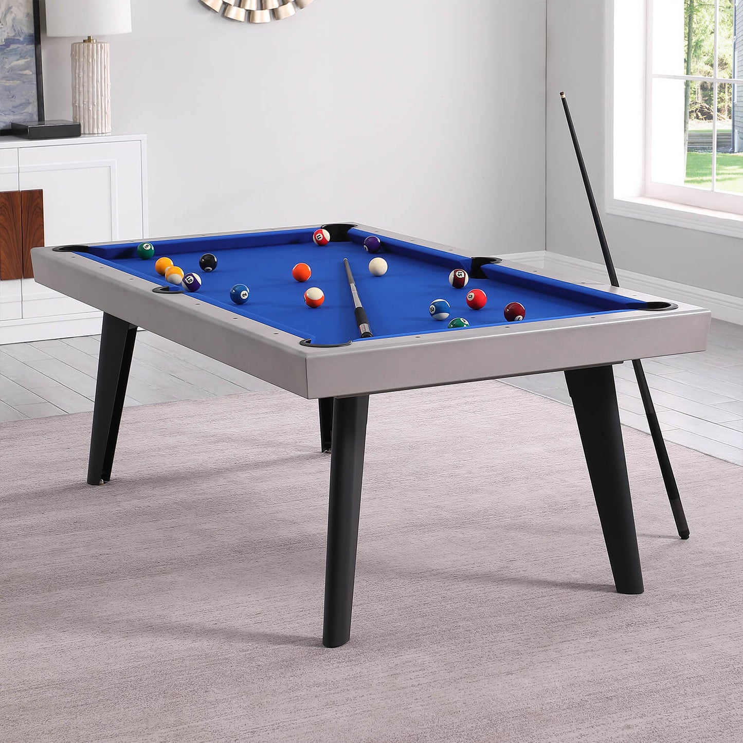 Pureline California Outdoor/Indoor Slate Bed Pool Dining Table