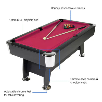 Strikeworth Pro American Deluxe 6ft Pool Table