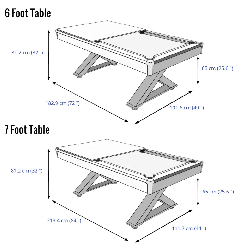 Pureline Kendo Pool Dining Table & Table Tennis Top