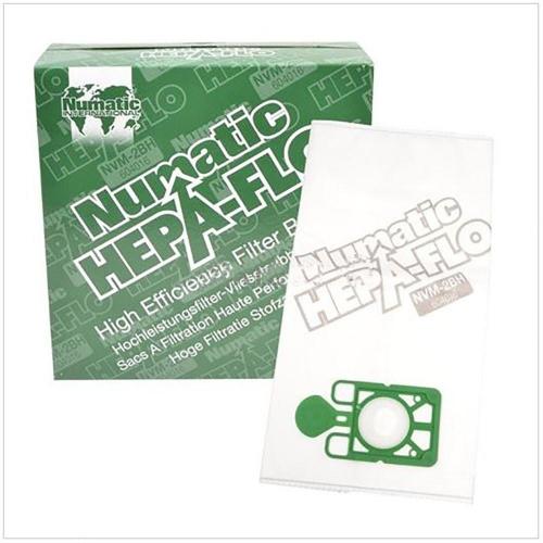 Numatic NVM-2BH Vacuum Cleaner HepaFlo Dust Bags (10) - 604016