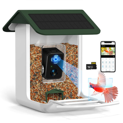 BROAIMX Super Smart Bird Feeder With Camera And Solar Panel